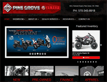 Tablet Screenshot of pgpowersports.com